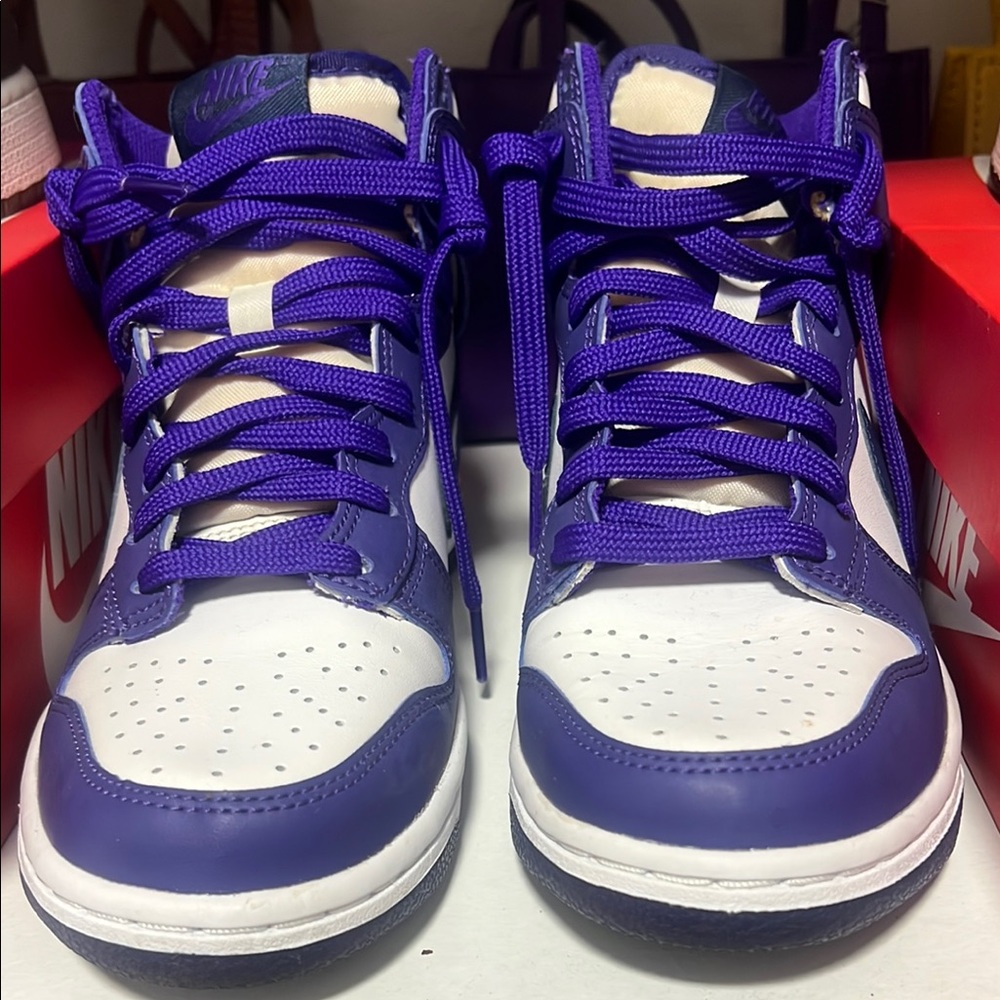 Nike Women's Sneakers Purple and White